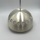 Large Space Age Hanging Lamp with Metal and ABS Lampshade, 1970s