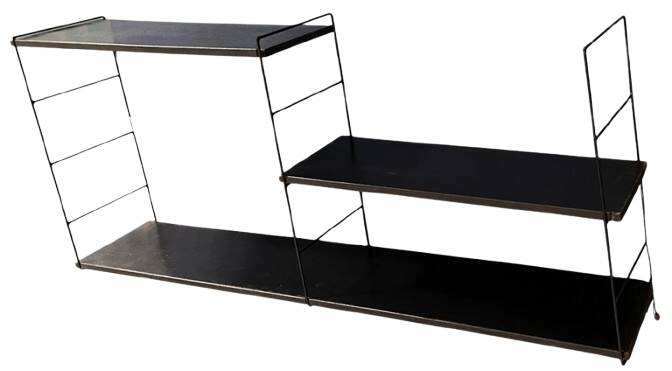Nils Strinning 3-shelf wall-mounted bookcase, 100 cm x 48 cm