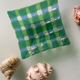 Coupelle à bijoux en verre soufflé bouche tressée de Murano