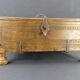Old wedding chest in carved wood Nepal or India