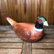 Old michel caugant terrine pheasant shape vintage ceramic