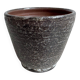 Mid Century ceramic bubble glaze planter