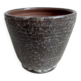 Mid Century ceramic bubble glaze planter
