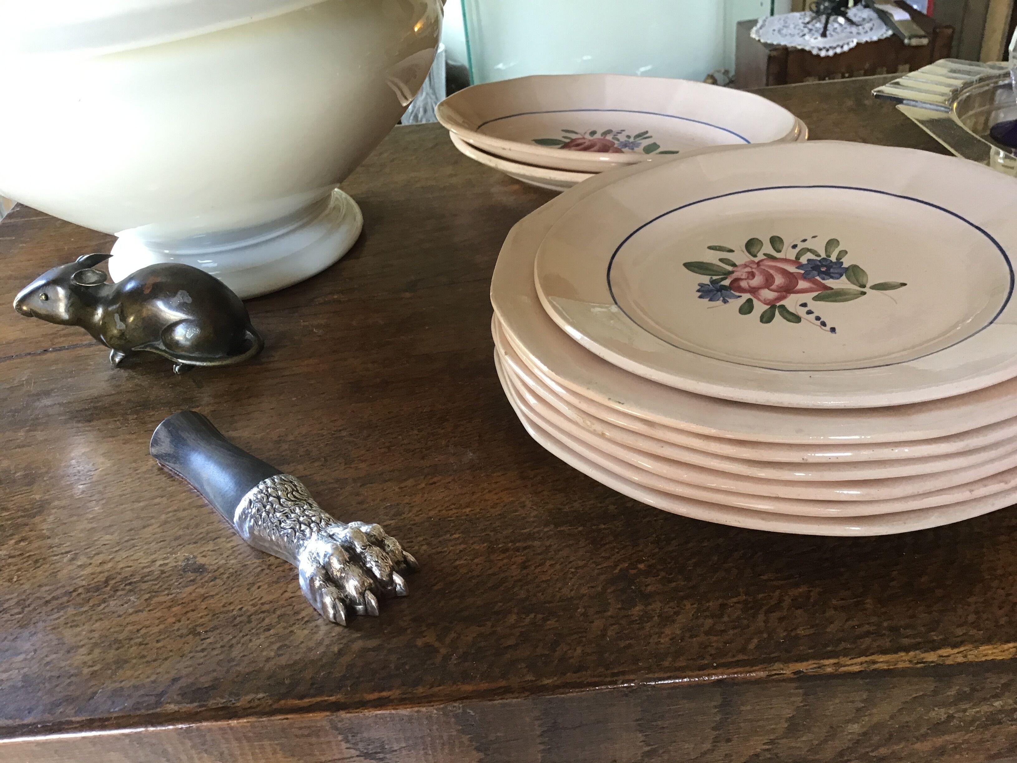 Silver metal bottle opener ravinet d'enfer