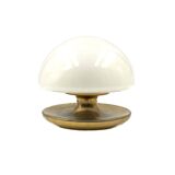 Mushroom mod. VP gold table lamp, Vittorio Balli e Romeo Ballardini, Sirrah, 1970s