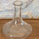 Wine carafe to decant and its vintage glass ball cap