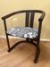 Chinese style chair, renovated & upholstered with Tigermountain by Dedar
