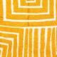 Handmade pure wool rug in traditional yellow, size 150 x 250 cm.