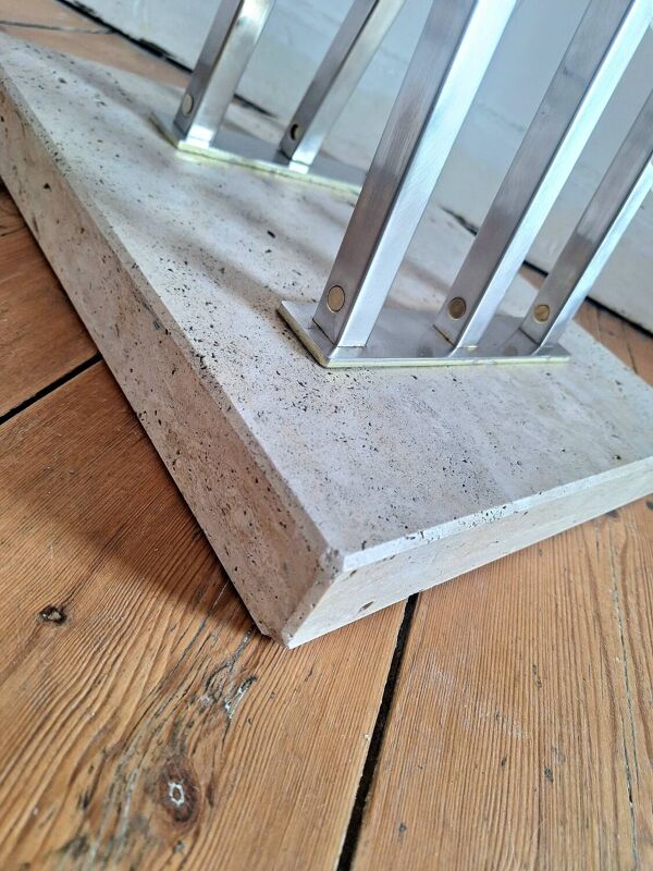 Porte-manteaux vintage Roméo Rega, meuble d’entrée ancien