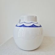 Vase en céramique peint à la main "Bateau" - Signature Pauline