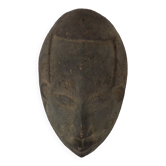 Vintage Wooden Mask Africa Ceremonial Tribal Art Congo 38cm