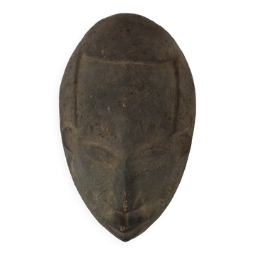 Vintage Wooden Mask Africa Ceremonial Tribal Art Congo 38cm