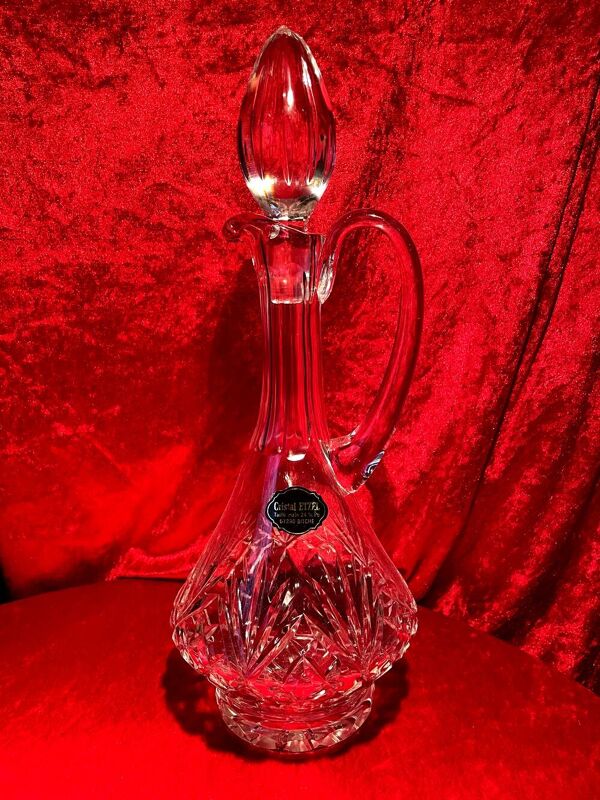 Carafe a liqueur en cristal etzel bitche