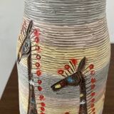 Fratelli Fanciullacci vase in ceramic from the 60s Italy