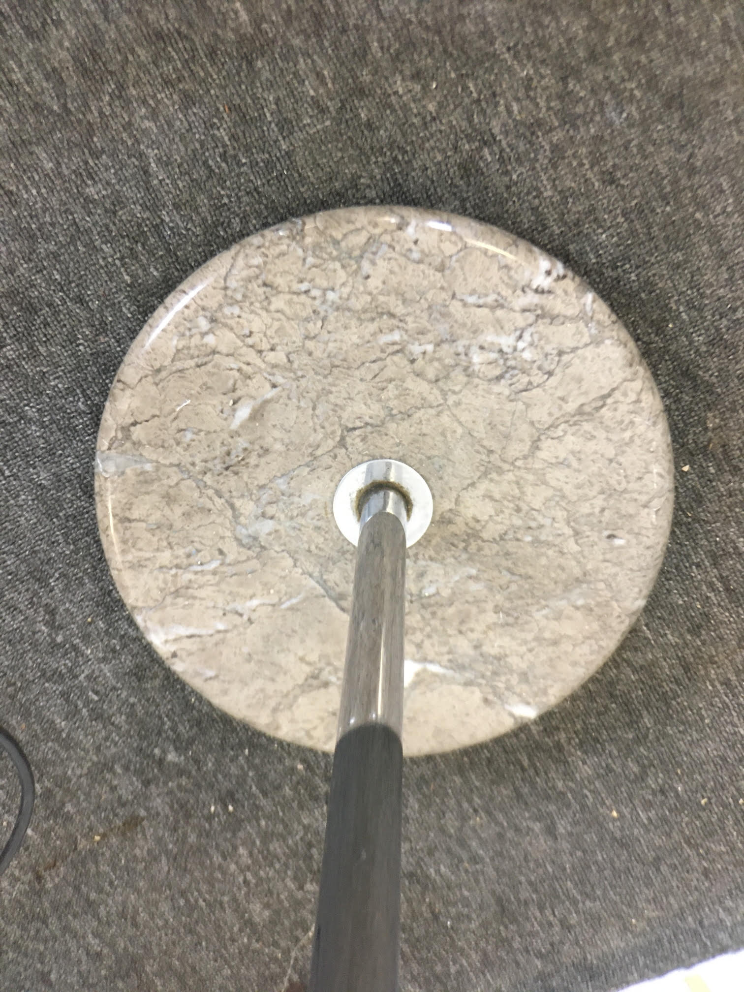 Halogen lamppost Bruno Gecchelin model Mezzaluna editor Skipper 1970