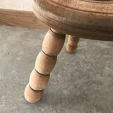 Raw tripod stool