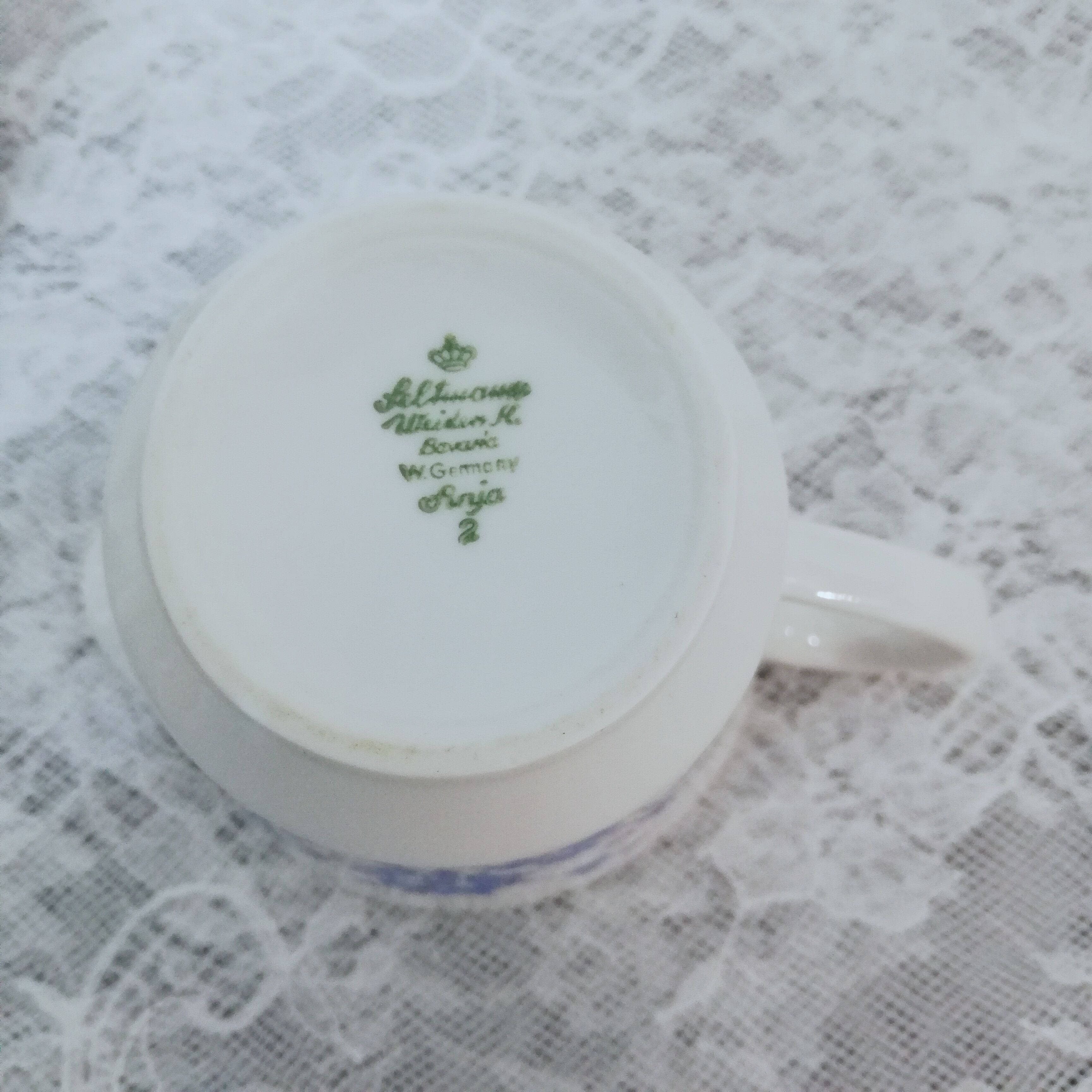 German porcelain coffee set