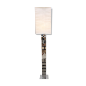 lampadaire chromé par