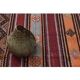1970s Turkish Hand-Knotted Wool Cotton Purple Area Rug 100x134