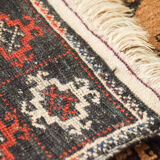 Tapis afghan tissé à la main  78x143cm