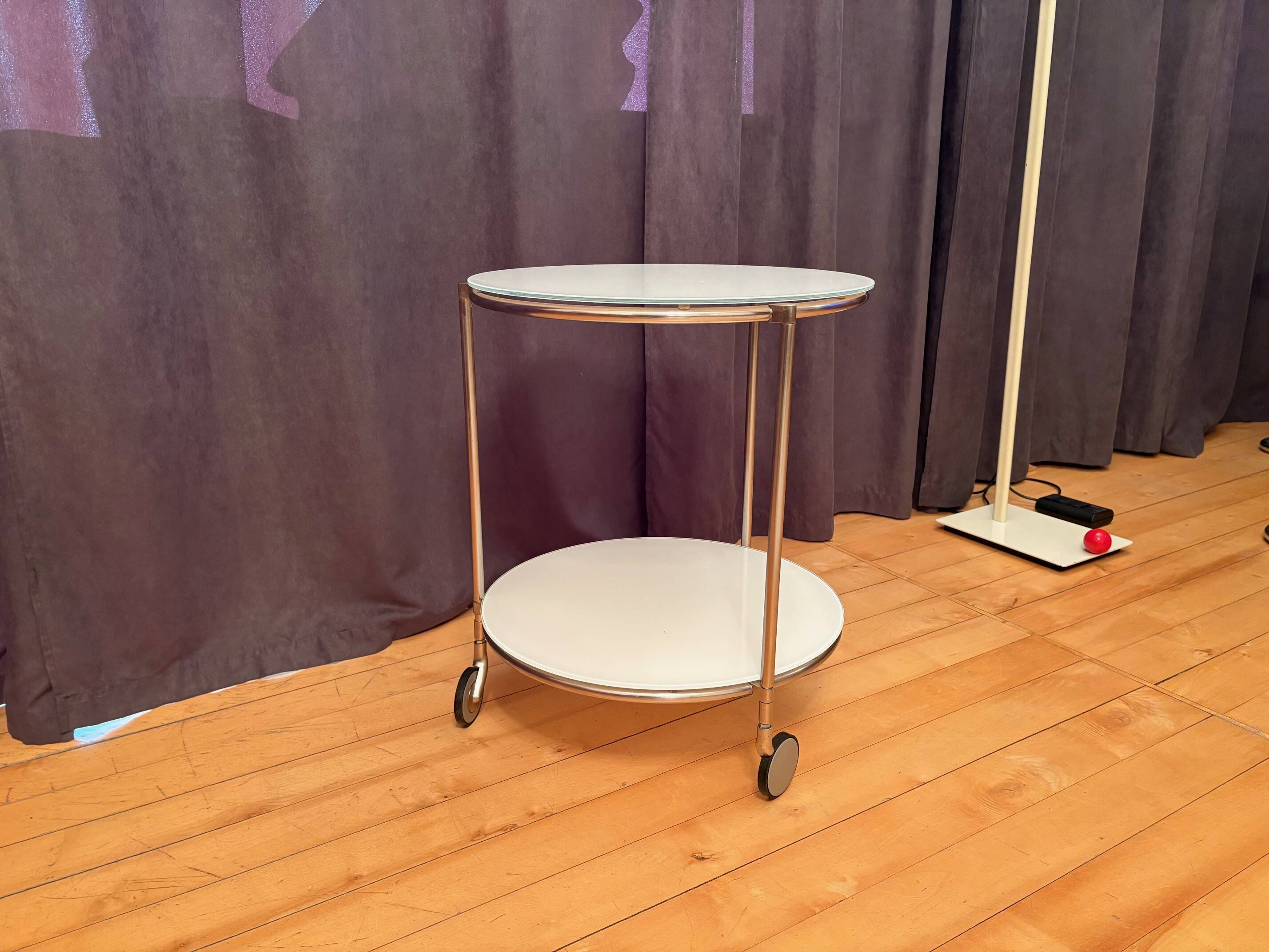 Mobile side table designed by Ehlen Johansson, Ikea, Sweden, 1970s