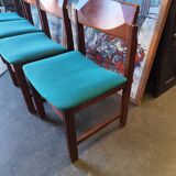 Four vintage Italian chairs from the 1980s
