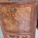 Small antique rosewood secretary with marble top ref je