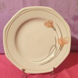 Series of 6 Schonwald Germany flat plates Art Nouveau decor