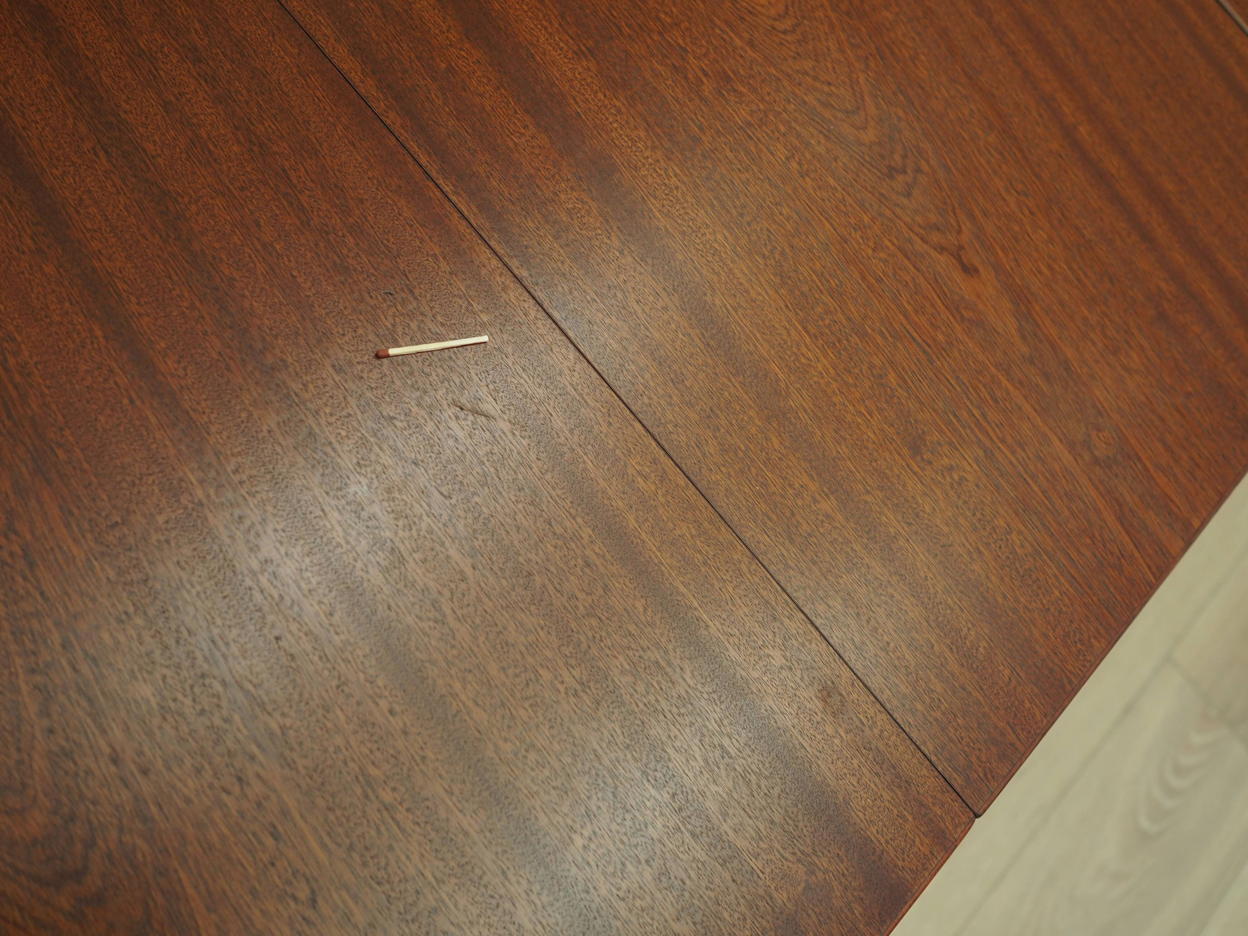 Mahogany table, Danish design, 1970s, production: Denmark