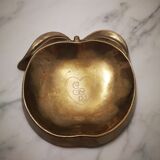 Brass apple shaped ashtray