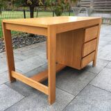 Solid oak desk 70s