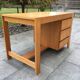 Solid oak desk 70s