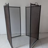 Set of antique fireplace accessories + 2 wrought iron waffle makers