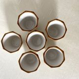 Egg cups or sake glass in 80s stoneware