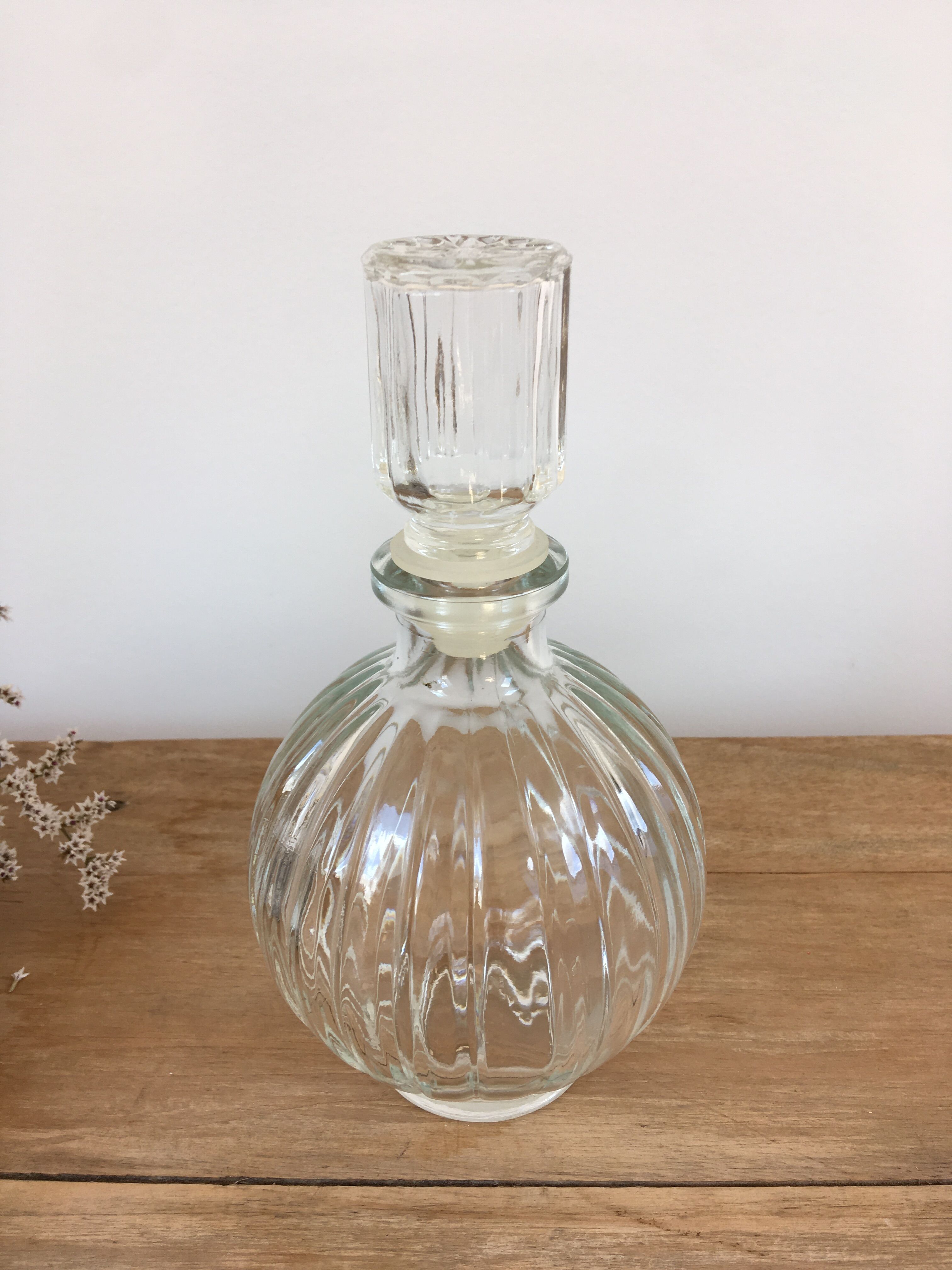 Vintage glass bottle