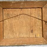 Old painting, river landscape signed M.Bonvin