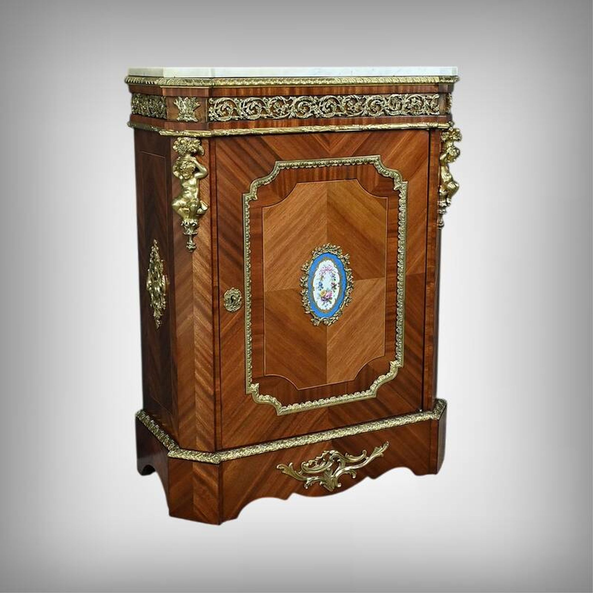Mahogany sideboard, Napoleon III period – 2nd part of the 19th century