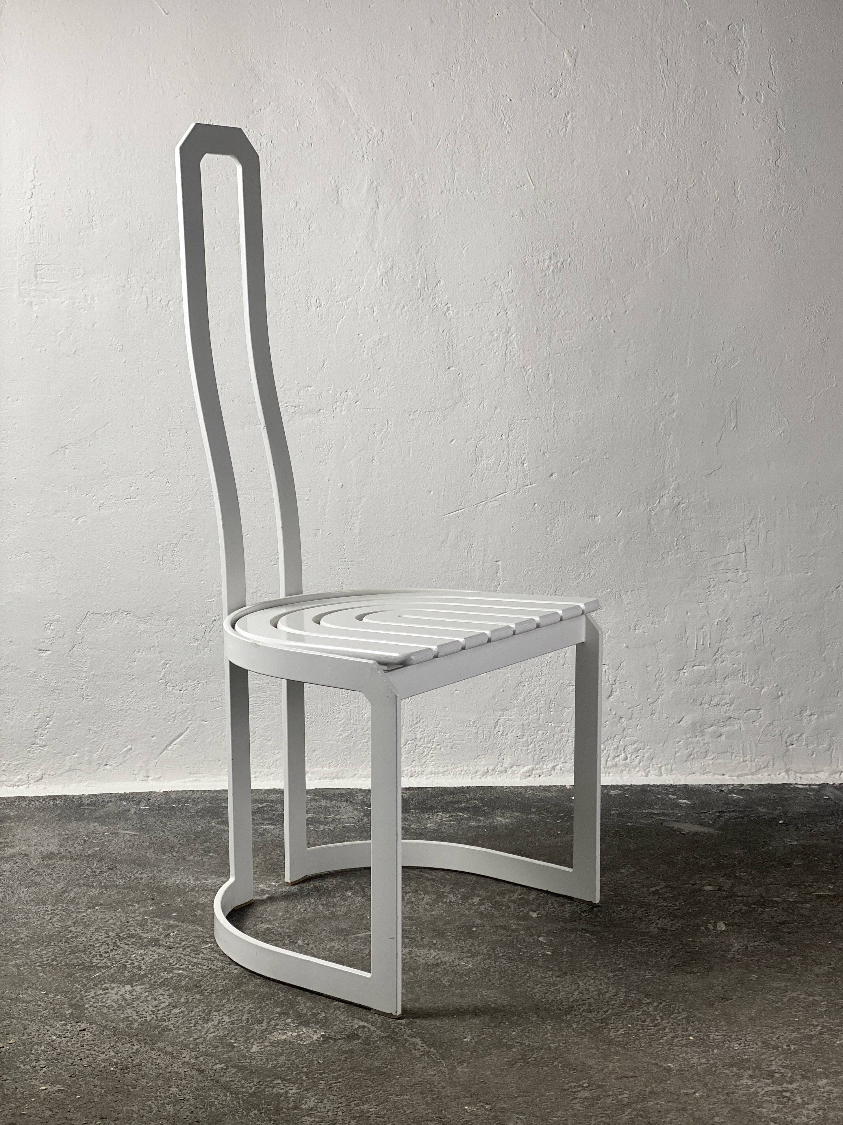 Post-Modern chairs by Allmilmö, 1980s