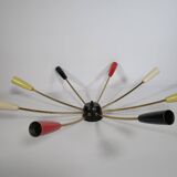 1960s Design Sputnik Lamp Spider Light