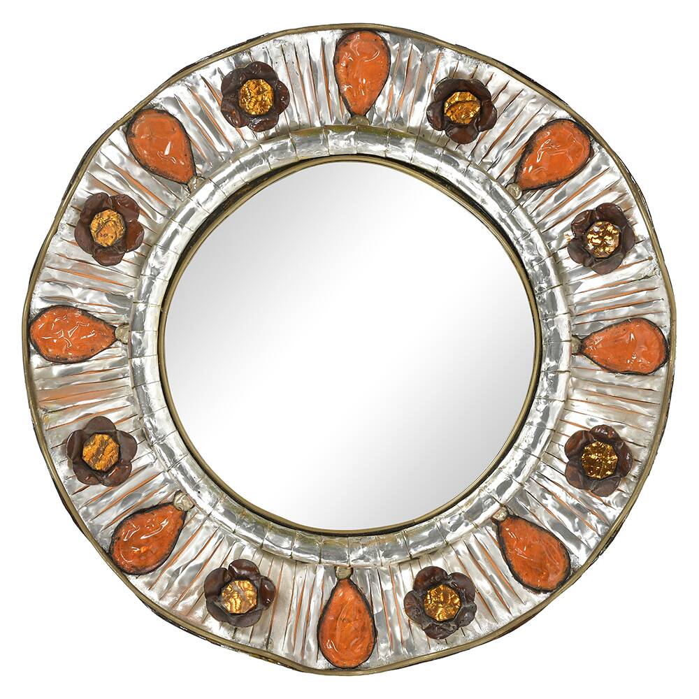 Wall mirror by Fiterman from the 1970s