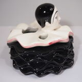 Pierrot earthenware /bathroom accessory/vintage