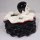 Pierrot earthenware /bathroom accessory/vintage