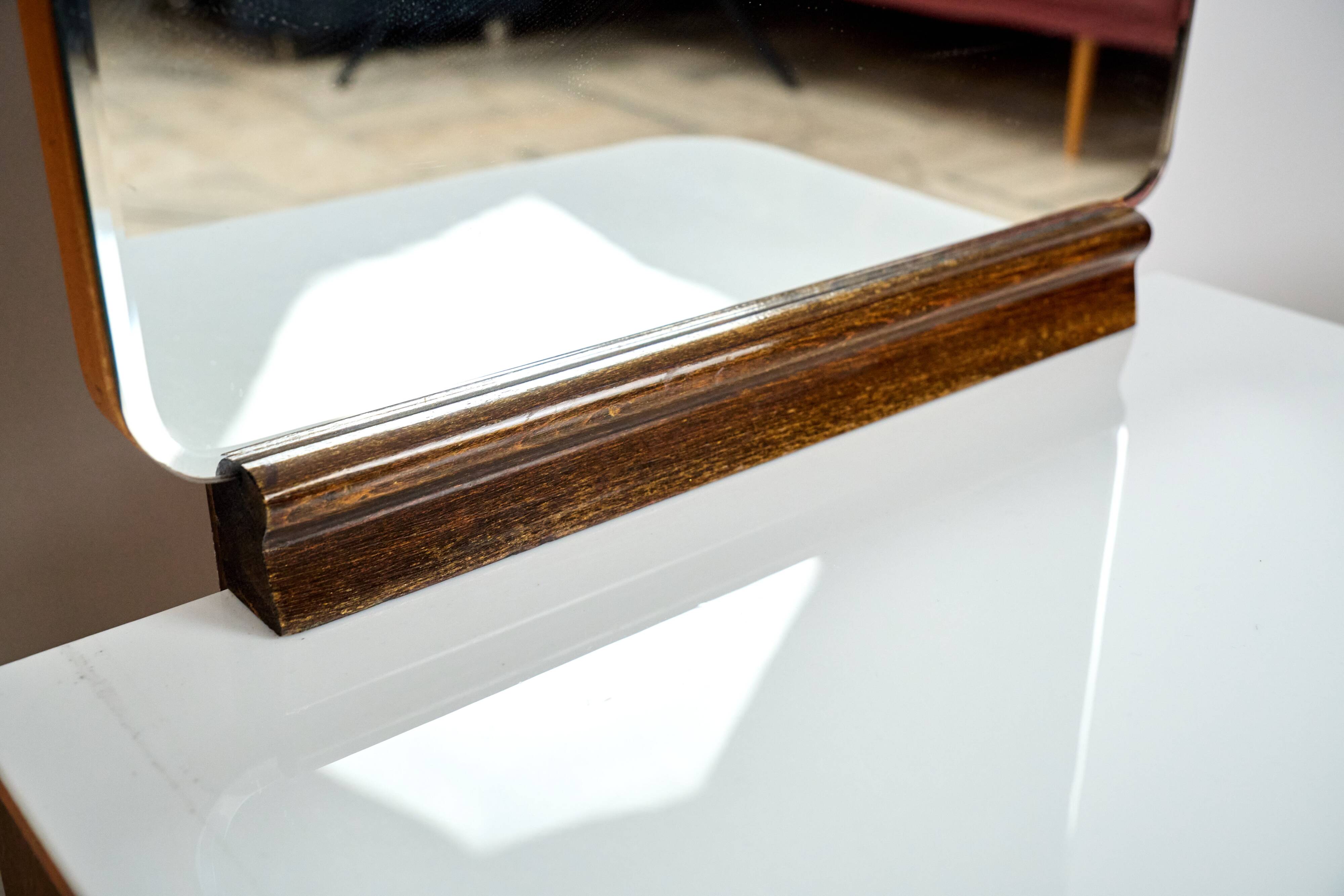 Vintage Toaletka Art Déco, proj. Jindřich Halabala, lata 40, Czechosłowacja