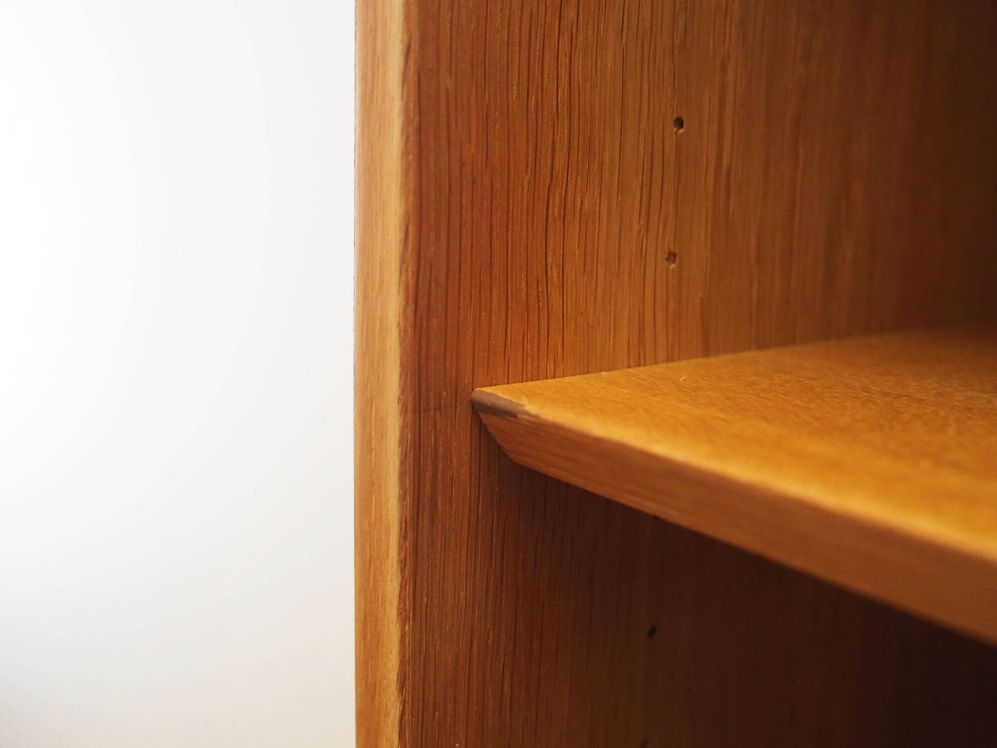 Ash bookcase, Danish design, 1970s, production: Hundevad