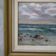 Scandinavian modern painting, 1960s, Oil on panel
