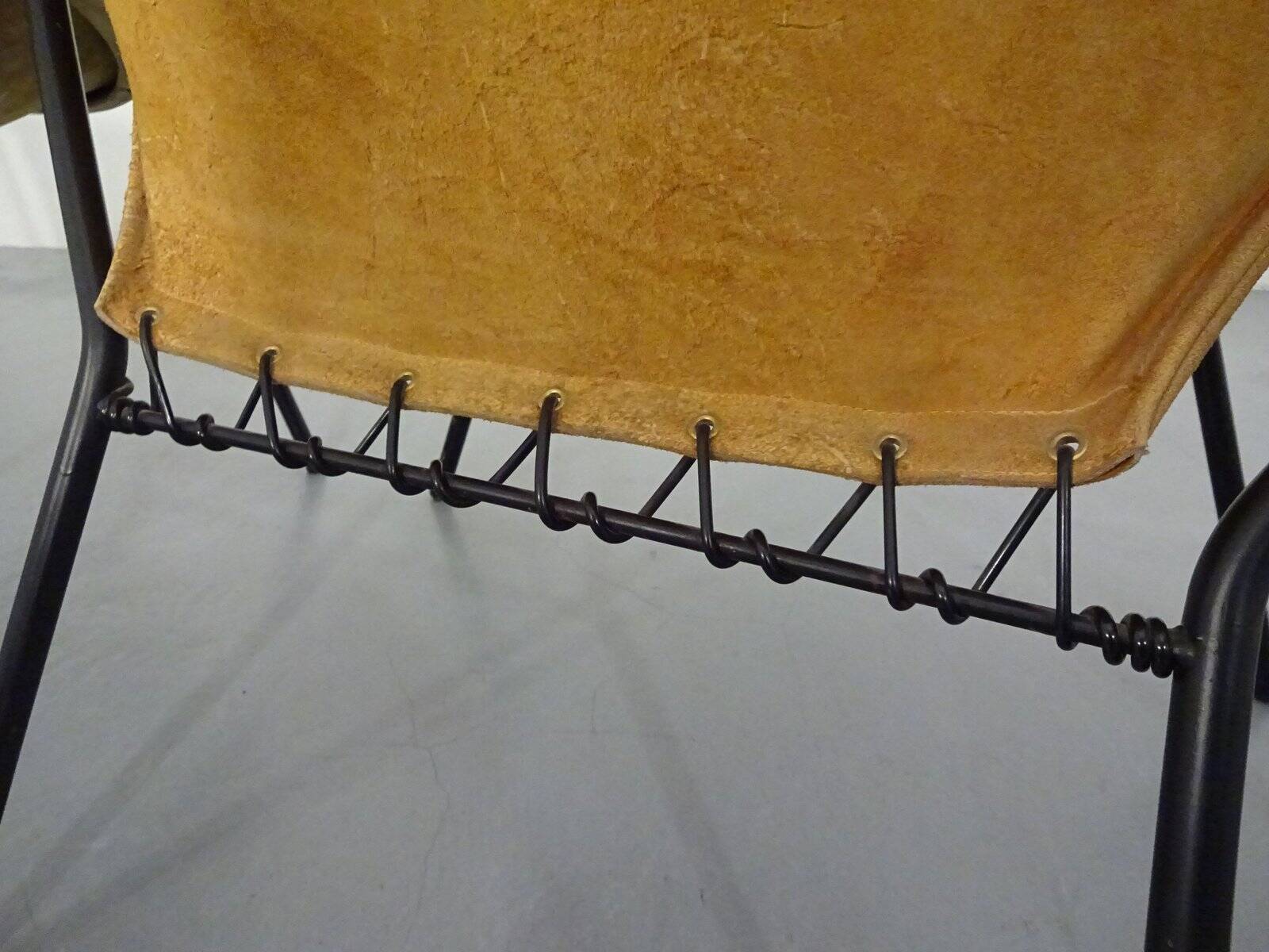 Danish Sueded Balloon Chairs by Hans Olsen for Lea Furniture, 1950s, Set of 4