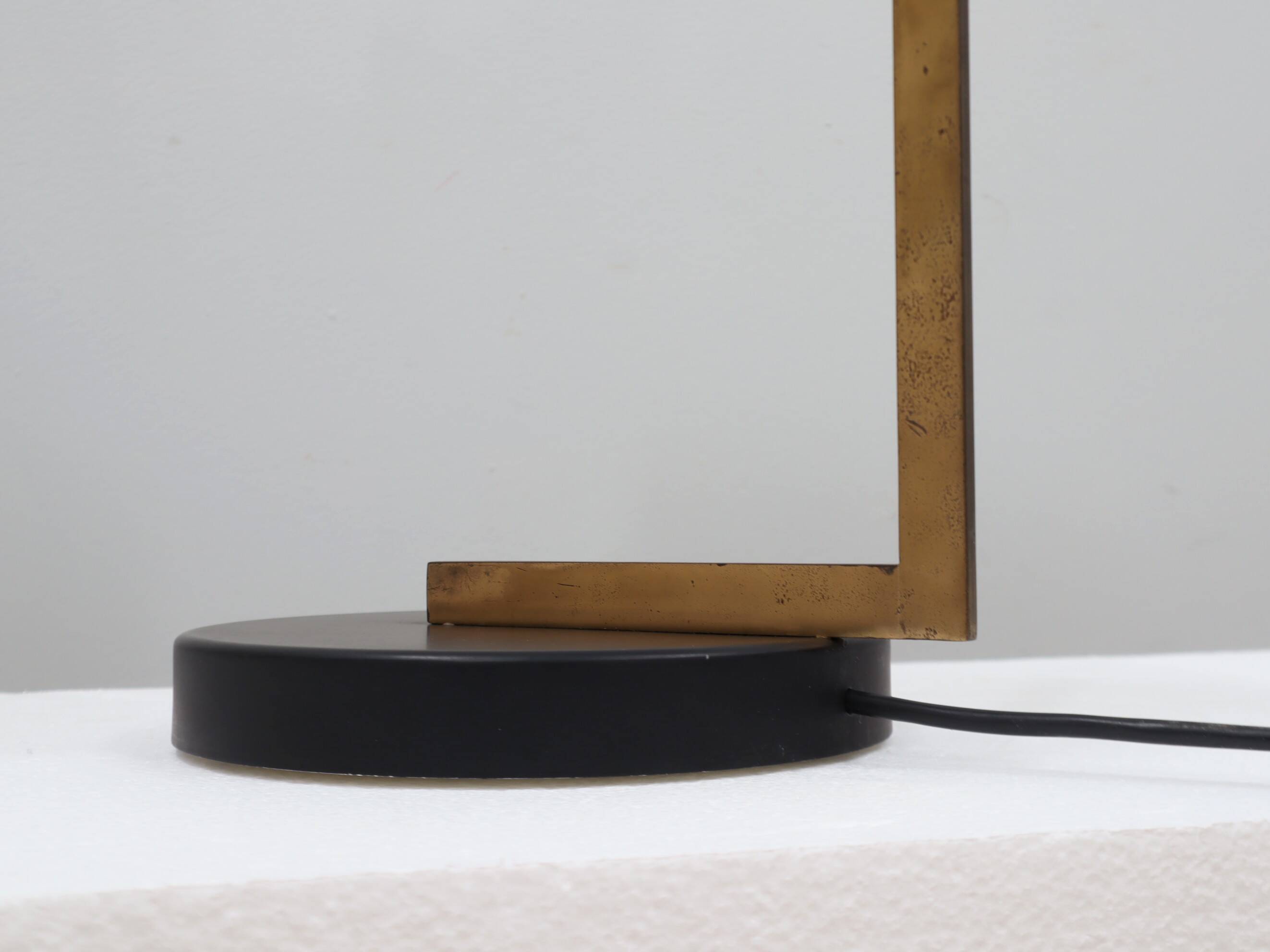 Lampe de table O-Luce rare de milieu de siècle Tito Agnoli années 1950