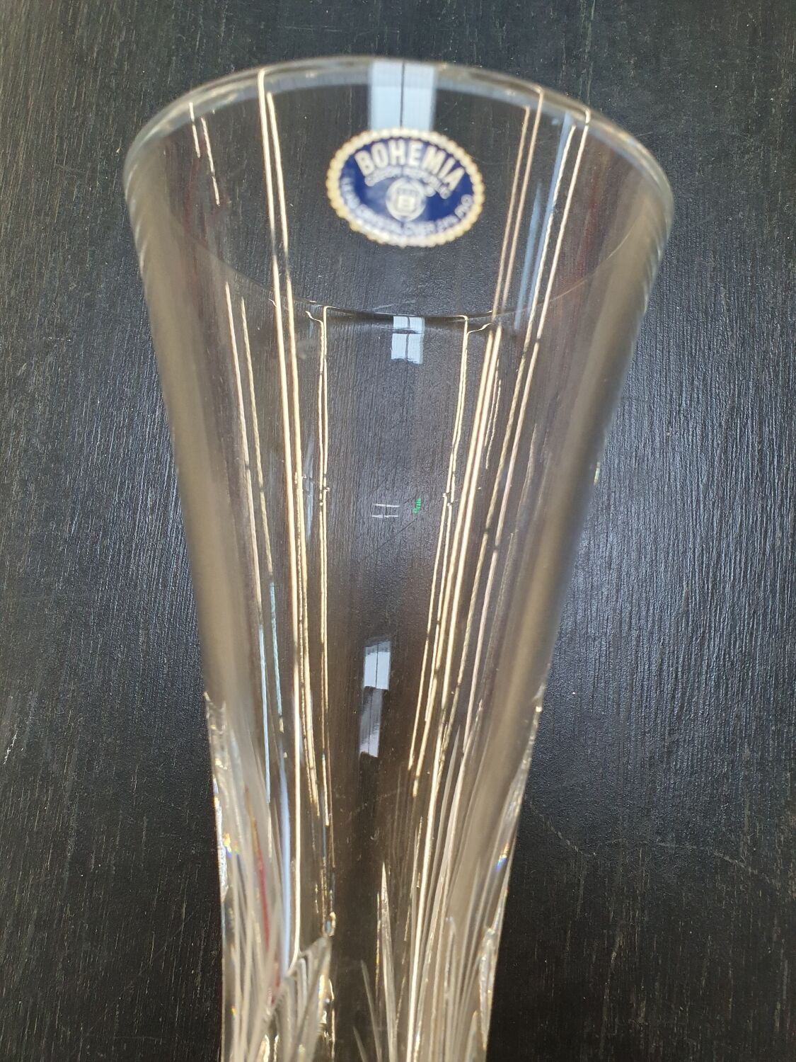 Vase en cristal de bohème République Tchèque