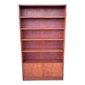 Early 20th century bookcase in solid mahogany