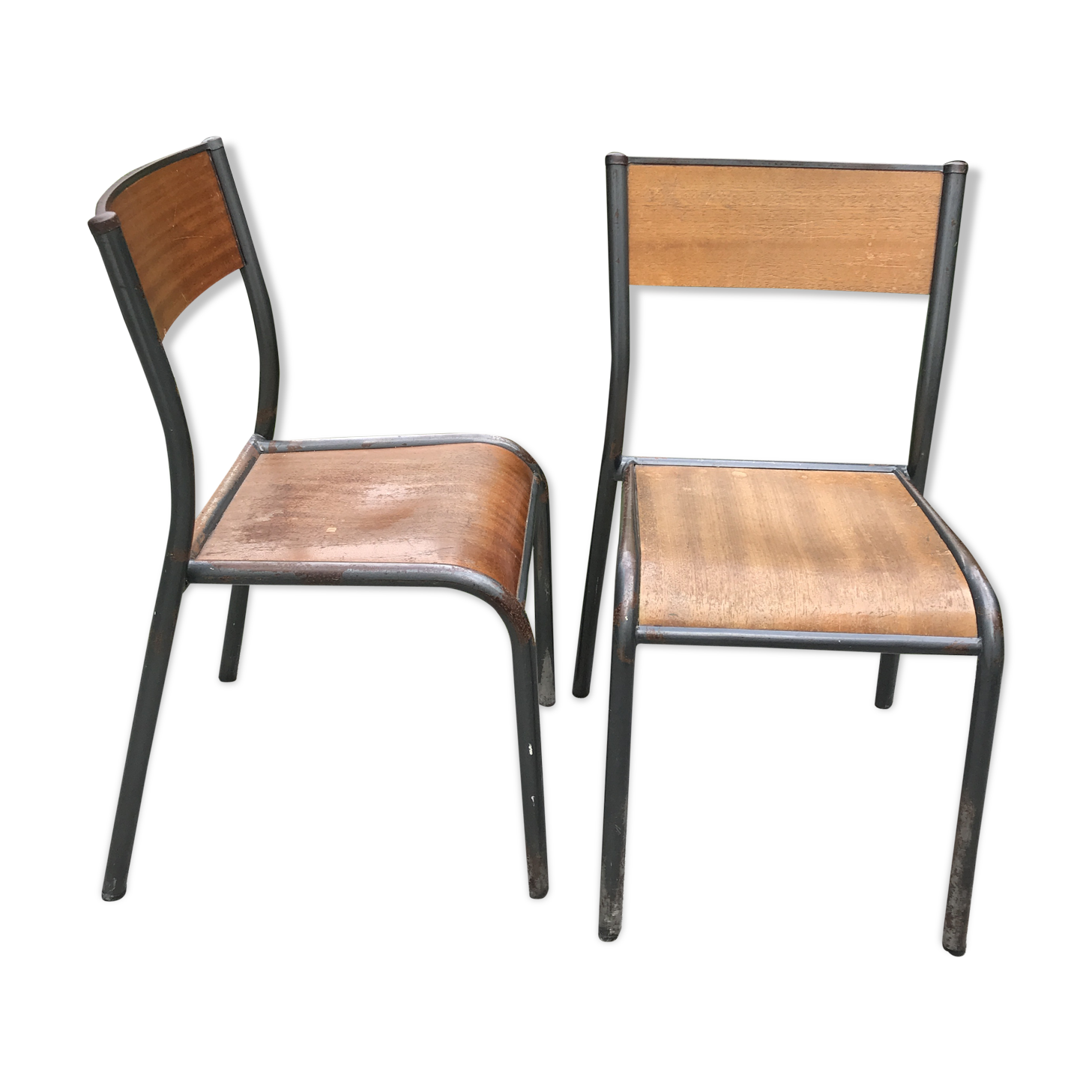 2 1960 Mullca 510 school chairs